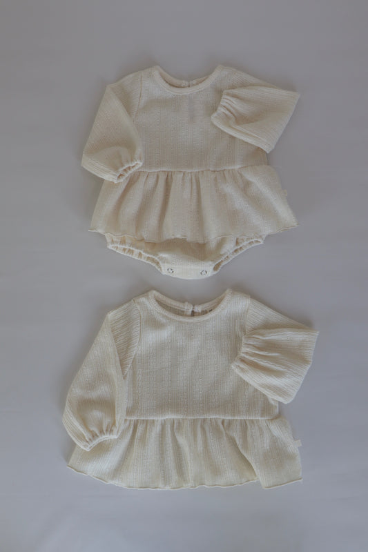 RUFFLE BLOUSE/ROMPER