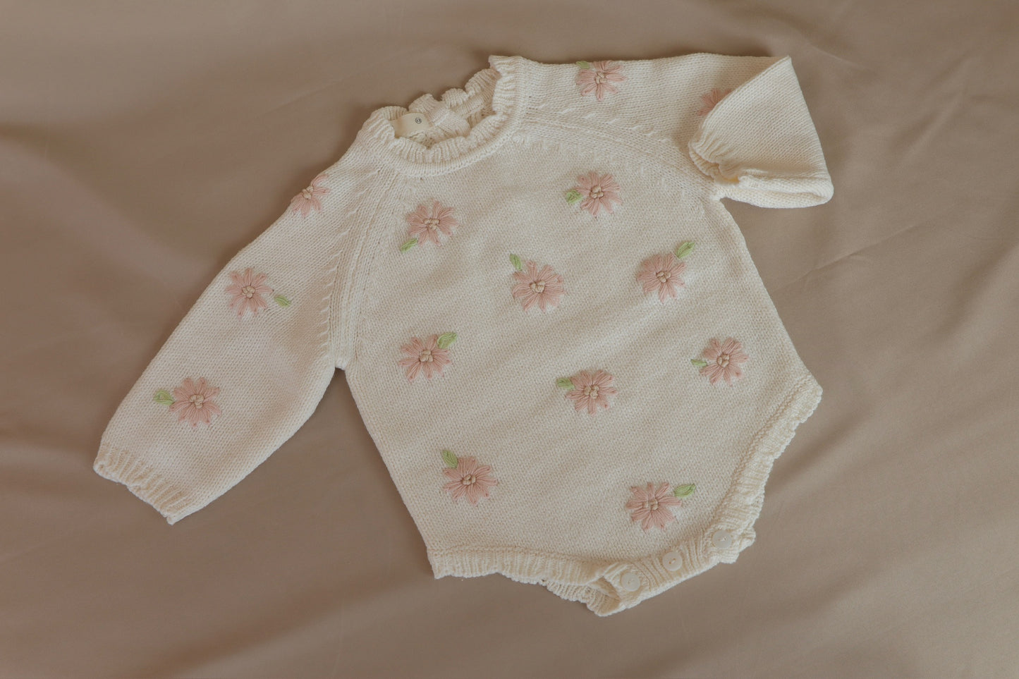PINK FLOWER TEE/ONESIE