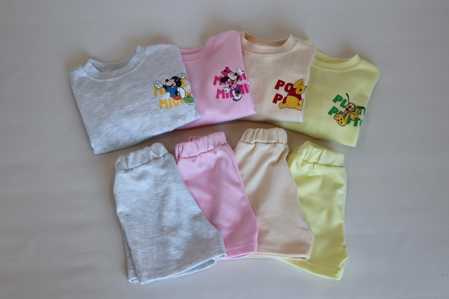 DISNEY SWEAT SHORT SET
