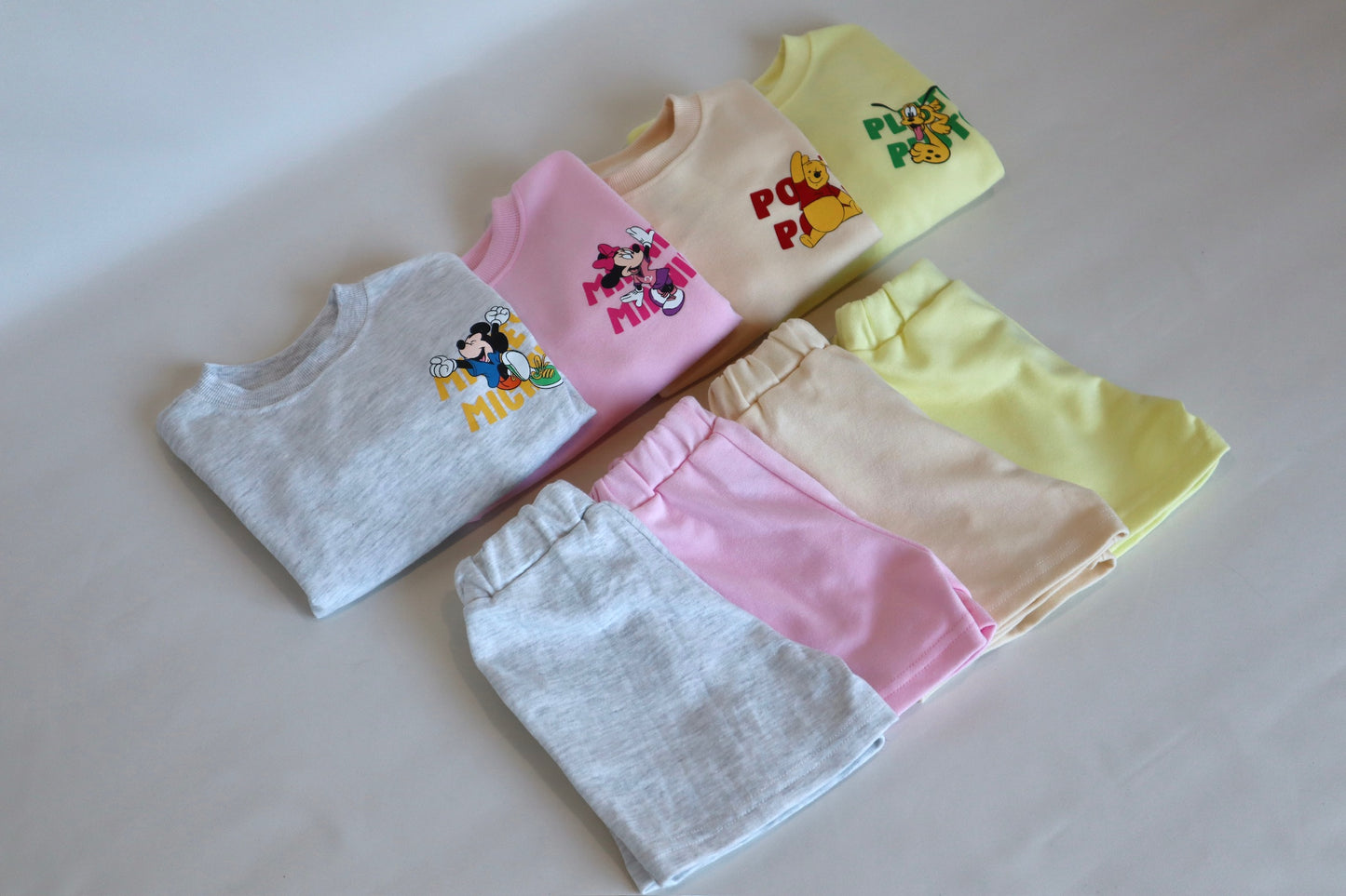 DISNEY SWEAT SHORT SET