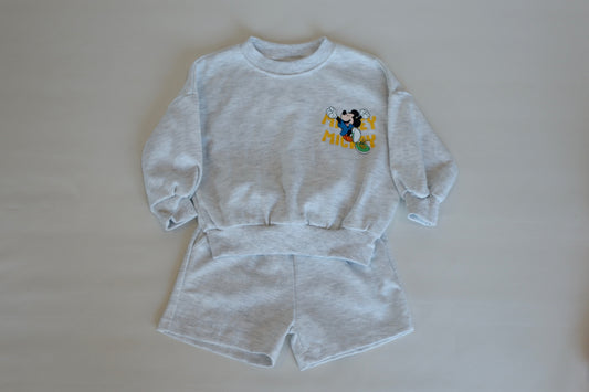 DISNEY SWEAT SHORT SET